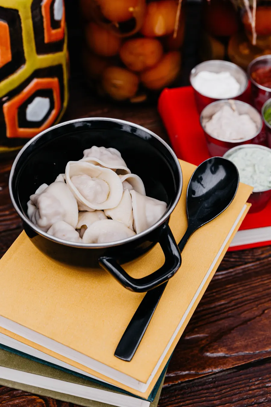 Порция пельменей ручной лепки